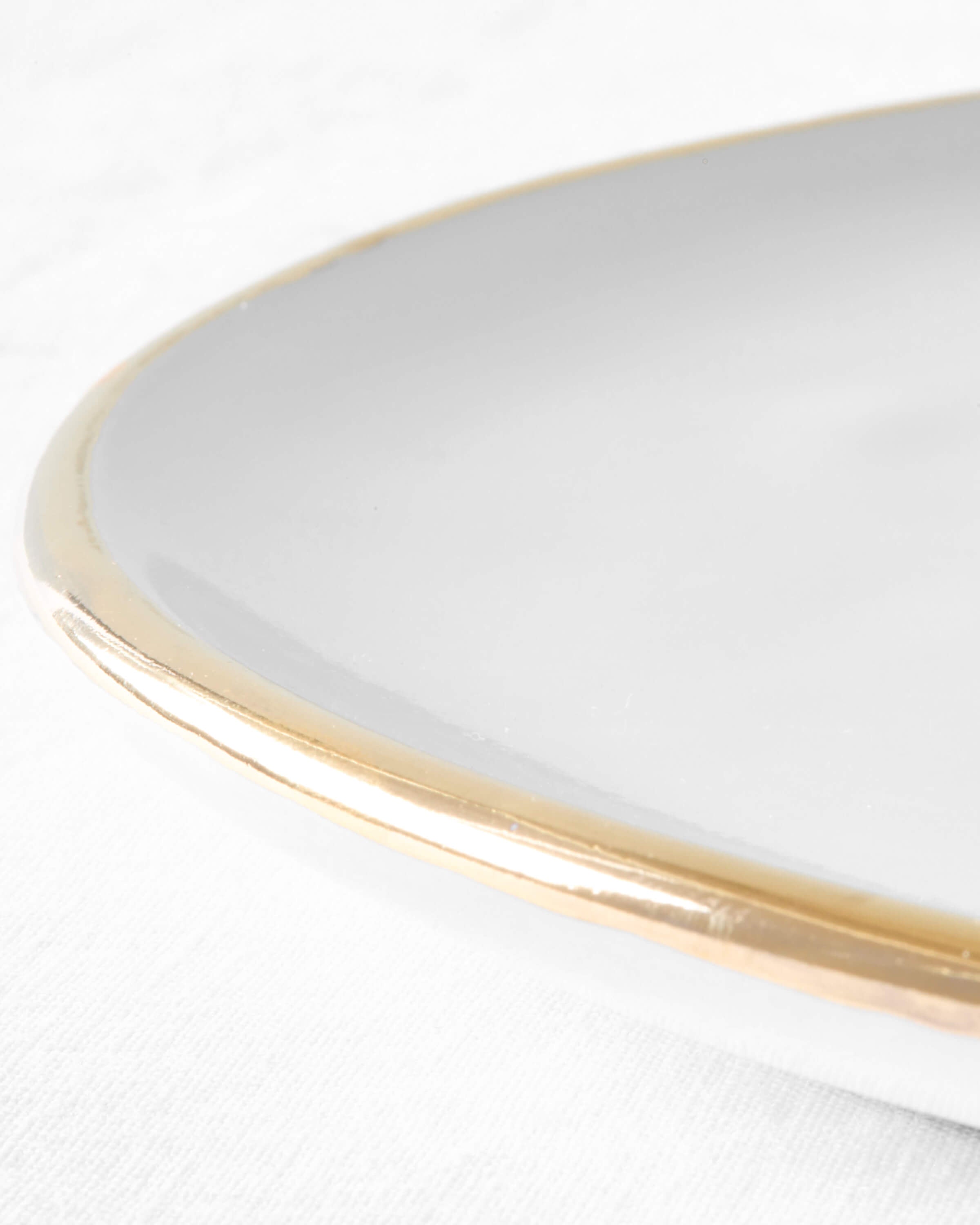 Gold rimmed salad on sale plates